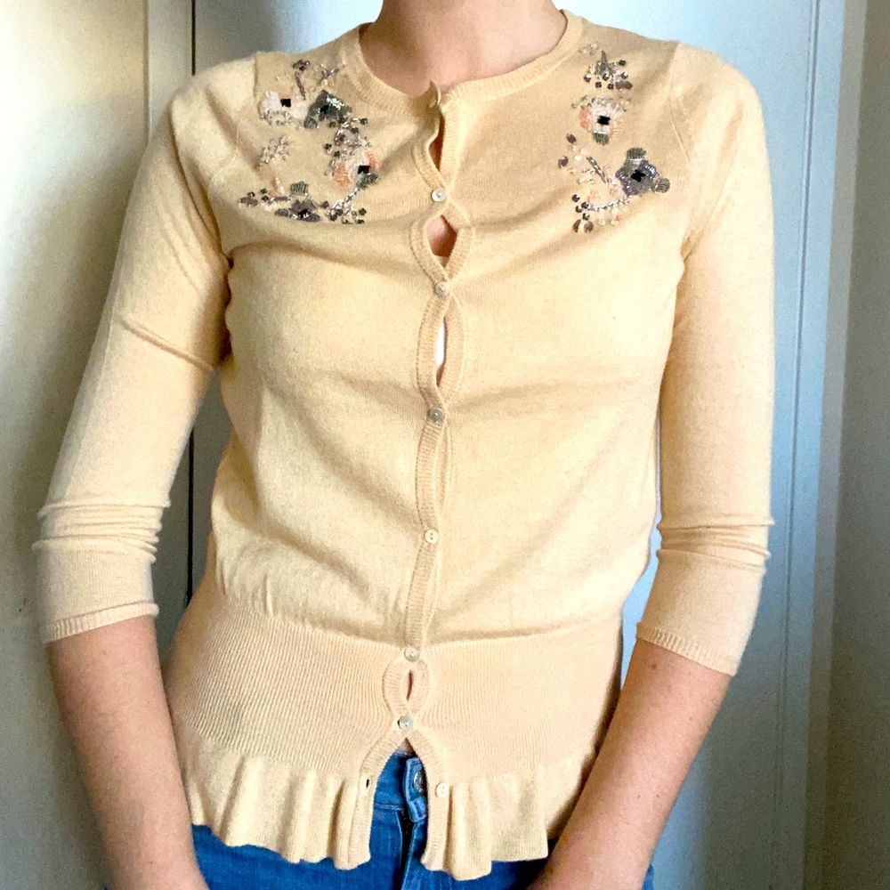 Silk and Cashmere Blend Sweater - Picture 2 of 7